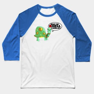 Funny Cartoon Turtle Tee Comics Baseball T-Shirt
